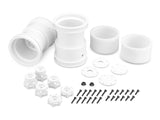 JCO3377W 3377W Tribute 2.6in Monster Truck Wheel, White (2)