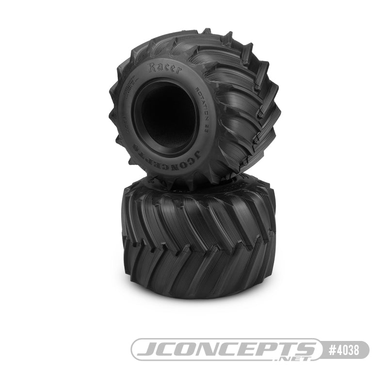 JCO4038-05 4038-05 Firestorm Racer 2.6in Monster Truck Tires, Gold Comp. (2)