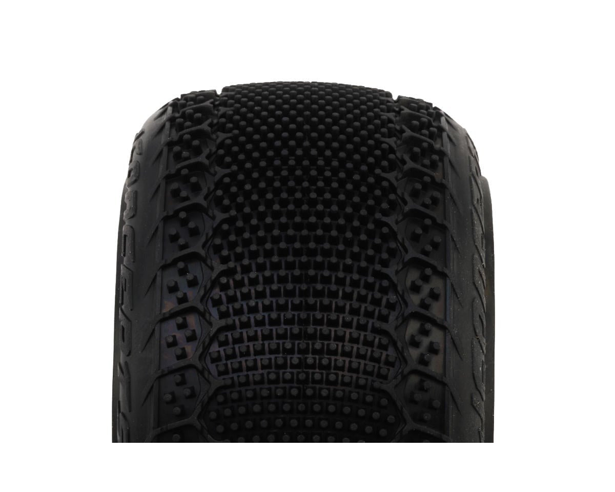 3DP 2.2" Rear Buggy Carpet Tires, Purple Compound (2)