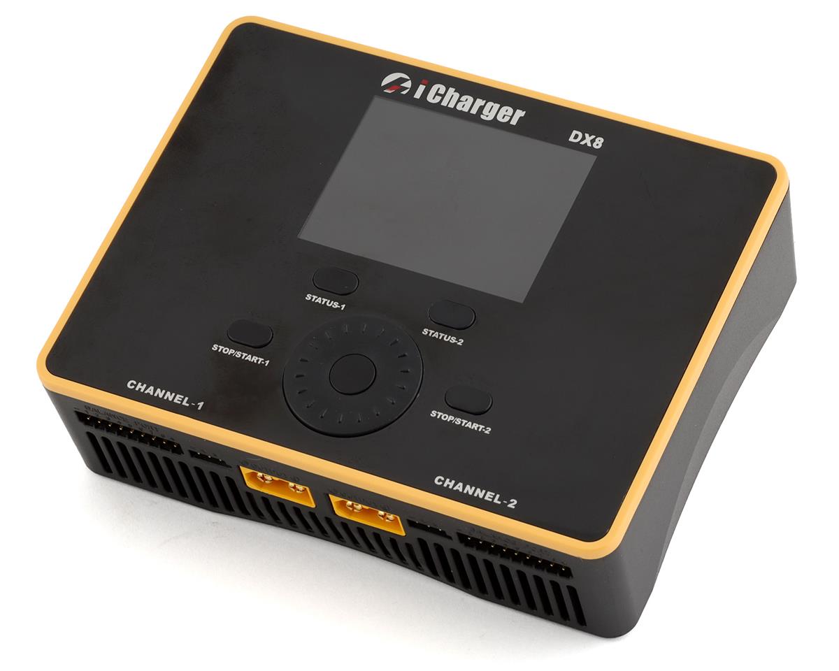 JUNDX8 DX8 iCharger DX8 Duo 1-8S 50Amp 1600W DC Battery Charger