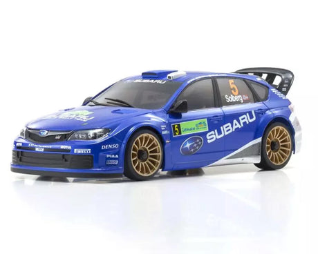 KYO32657WR 32657WR MA-020 AWD Mini-Z ReadySet, 2008 Subaru Impreza WRC, White/Blue
