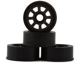 KYOMZH020GM MZH020GM Mini-Z RWD Watanabe 8 Spoke Wheels, 0mm Offset, Black (4)
