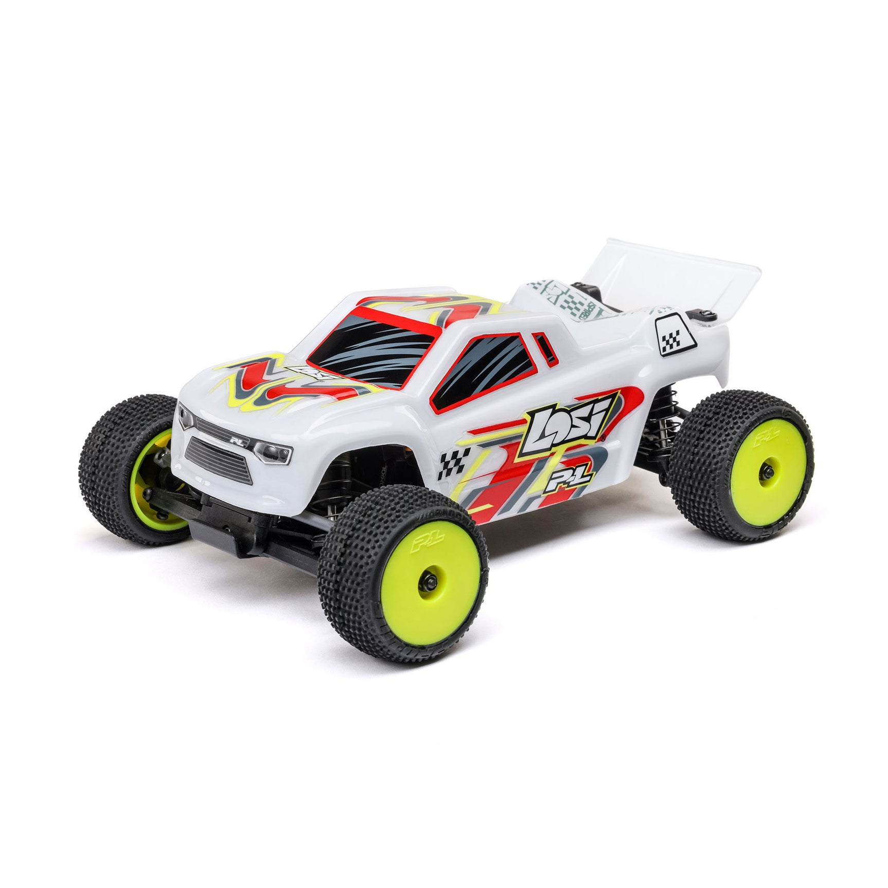 LOS-1392T1 LOS-1392T1 Micro-T 1/28 Stadium Truck RTR w/ Battery & Charger, White