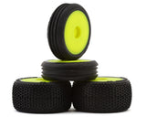 LOS-1762 LOS-1762 Micro-B Pre-Glued Tires, Yellow (4)