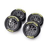 LOS-1914 LOS-1914 NASCAR Goodyear Eagle Pre-Glued Tires, Medium (4)