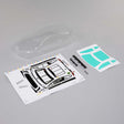 LOS-1918 LOS-1918 Losi 1/12 NASCAR Body, Toyota, Clear