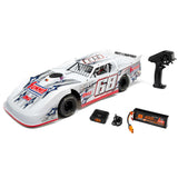 LOS-2168T1 LOS-2168T1 22S Brushless Dirt Late Model RTR w/ Battery & Charger, Summit White
