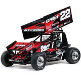 22S 1/10 Sprint Car RTR w/ Battery & Charger, Red