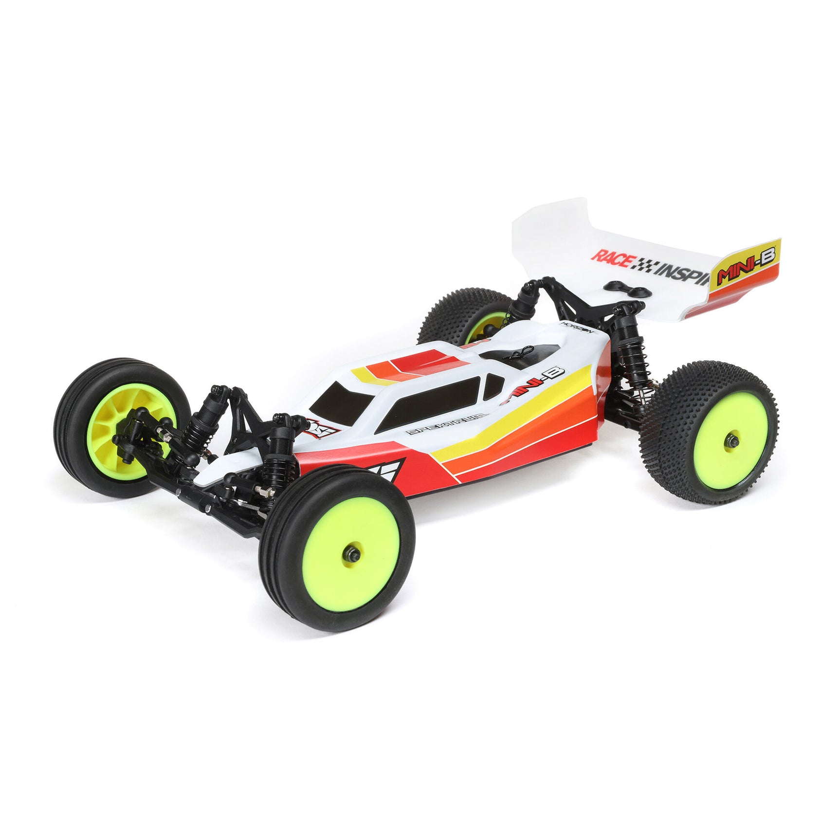 LOS01024T1 01024T1 Mini-B 1/16 2WD Brushless Buggy RTR, Red