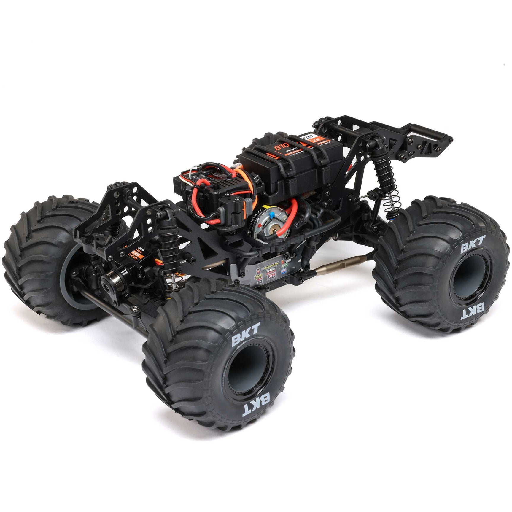 Mini LMT Megalodon 2S 1/18 4X4 Monster Truck RTR Combo, Blue