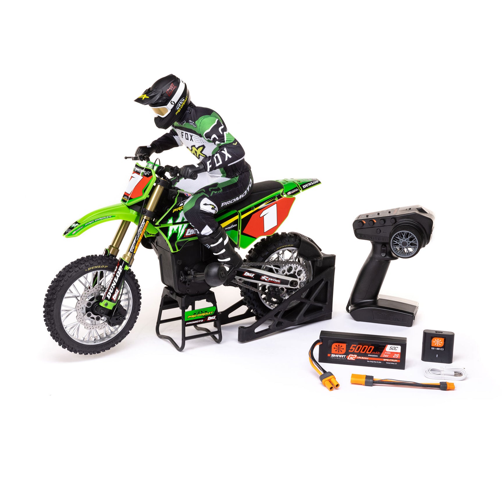 Promoto-MX 1/4 Dirt Bike RTR Combo, Pro Circuit