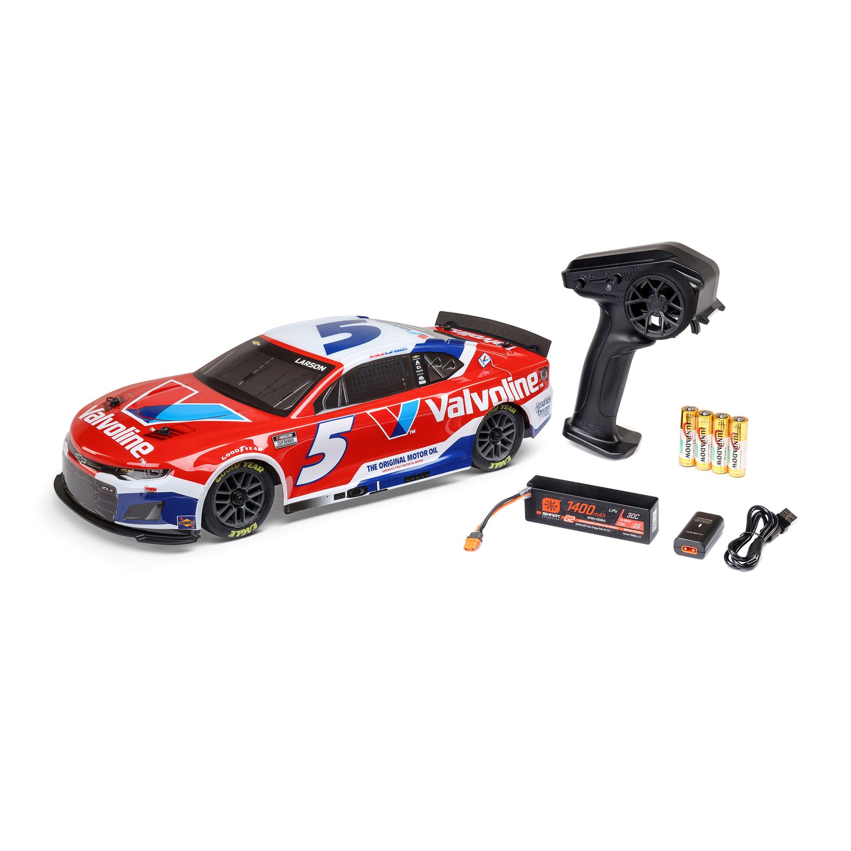 LOS1122505 LOS1122505 2025 NASCAR Chevy Camaro 1/12 Stock Car RTR, Kyle Larson #5