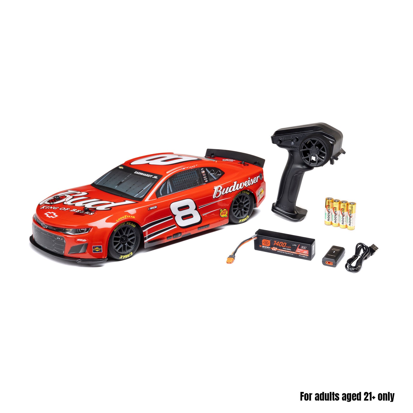 LOSF1122508 LOSF1122508 NASCAR Chevy ZL1 1/12 Stock Car RTR, Dale Earnhardt Jr. #8