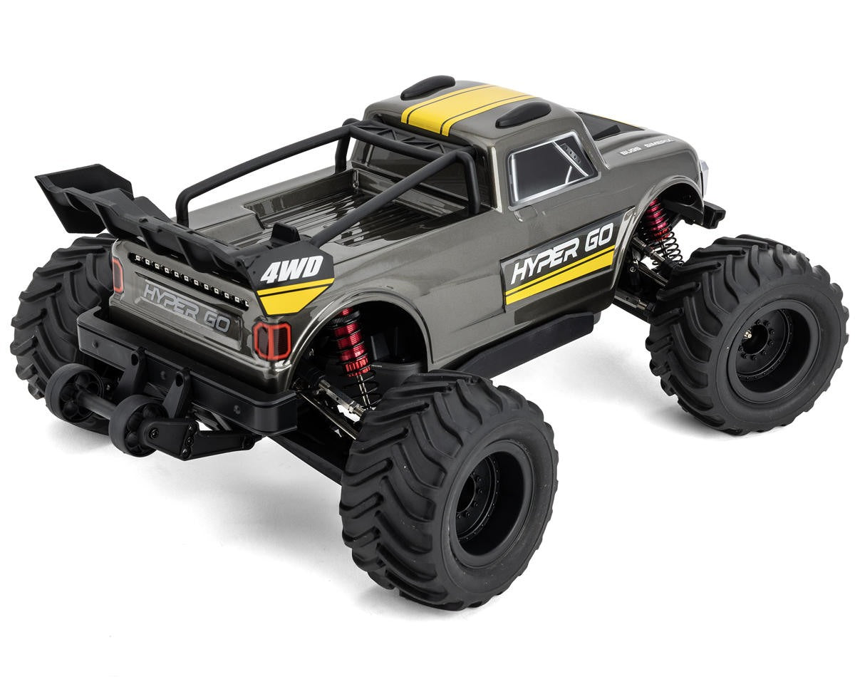 Hyper Go 10210 Brushless 4WD 1/10 Monster Truck RTR Combo, Gray