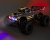 Hyper Go 10210 Brushless 4WD 1/10 Monster Truck RTR Combo, Gray