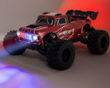 Hyper Go 10210 Brushless 4WD 1/10 Monster Truck RTR Combo, Red