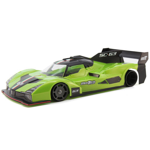 MTBMB-024-013L MB-024-013L SC-63 LMH Hypercar 1/12 Pan Car Body, La Leggera/Lightweight, Clear