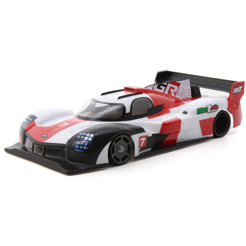MTBMB-025-001L MB-025-001L GR-10 LMH Hypercar 1/12 Pan Car Body, La Leggera/Lightweight, Clear