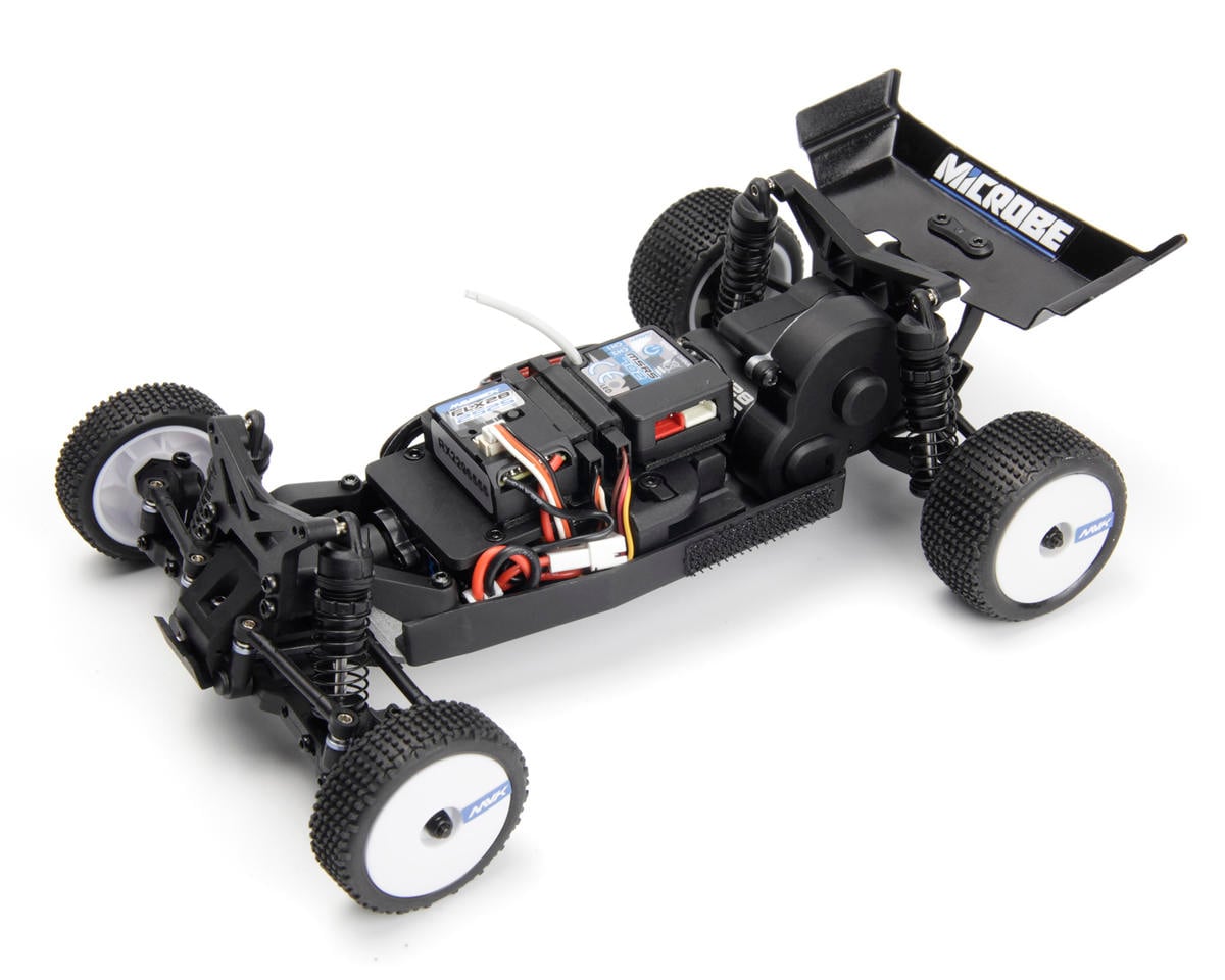 Microbe Flux Brushless 1/24 2WD Buggy RTR Combo, Blue