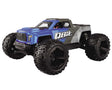 MVK151000 151000 QBit MT 1/16 4WD Brushed Monster Truck RTR Combo, Blue