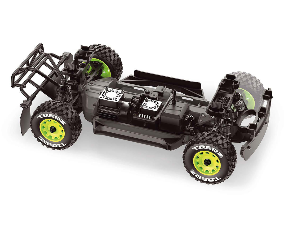QByte SC Pro 1/12 4WD Short Course Truck RTR, Fluoro Green