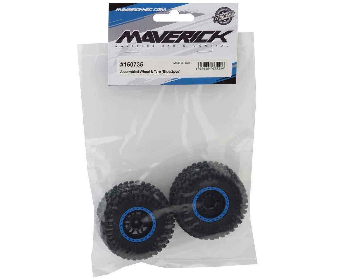DOHA Pre-Mounted Tires, Blue