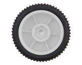Microbe Sideline Front & Rear Pre-Mounted Buggy Tires Set, White