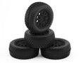 MVK151534 151534 Microbe SC Sidepin Pre-Mounted Short Course Tires Set, Black (4)