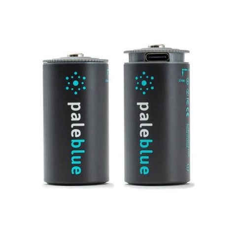 Pale Blue PBCC Lithium Ion Rechargeable C Batteries