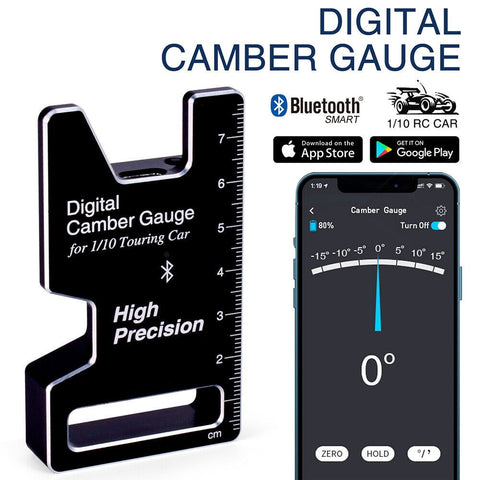 Power Hobby PHB5098 Digital Bluetooth Camber Gauge