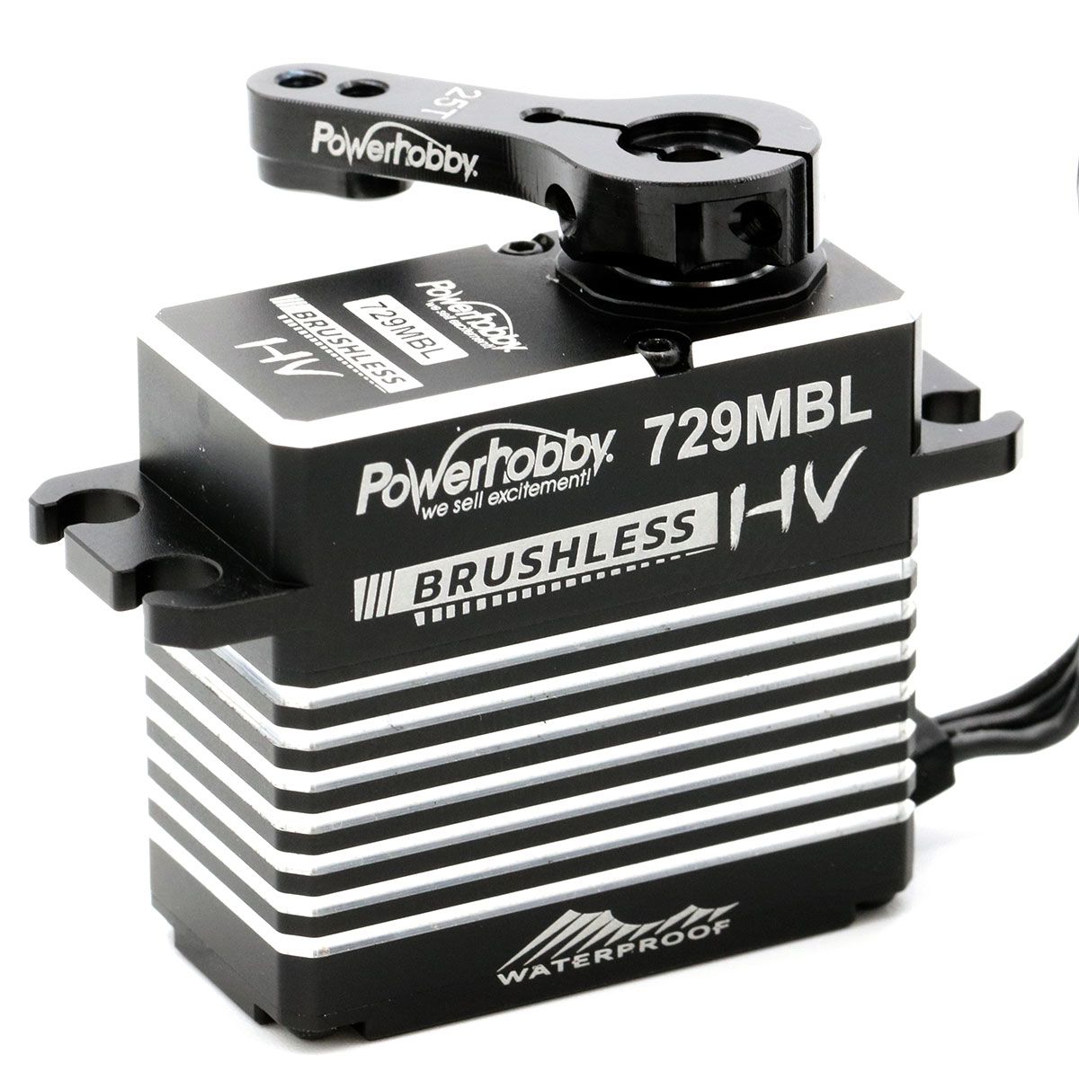 PHBPH729MBL PH729MBL 729MBL HV Aluminum Case Metal Gear Waterproof Servo w/ Alu Horn, 0.08sec/565oz