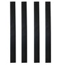 PRGHS-12B HS-12B Heat Shrink, 12mm Diameter, (4) 9in Long Pieces, Black
