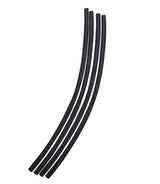 PRGHS-6B HS-6B Heat Shrink, 6mm Diameter, (4) 9in Long Pieces, Black