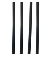 PRGHS-7B HS-7B Heat Shrink, 7mm Diameter, (4) 9in Long Pieces, Black