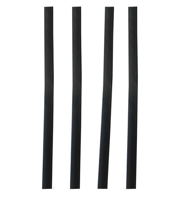PRGHS-7B HS-7B Heat Shrink, 7mm Diameter, (4) 9in Long Pieces, Black