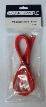 PRGSW-08R SW-08R High Strand Silicone Wire, 8 gauge (3ft), Red