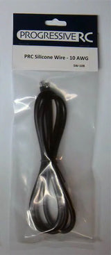 PRGSW-10B SW-10B High Strand Silicone Wire, 10 gauge (3ft), Black