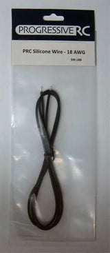 PRGSW-18B SW-18B High Strand Silicone Wire, 18 gauge (3ft), Black