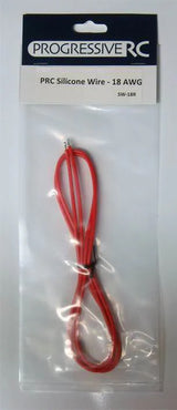 PRGSW-18R SW-18R High Strand Silicone Wire, 18 gauge (3ft), Red