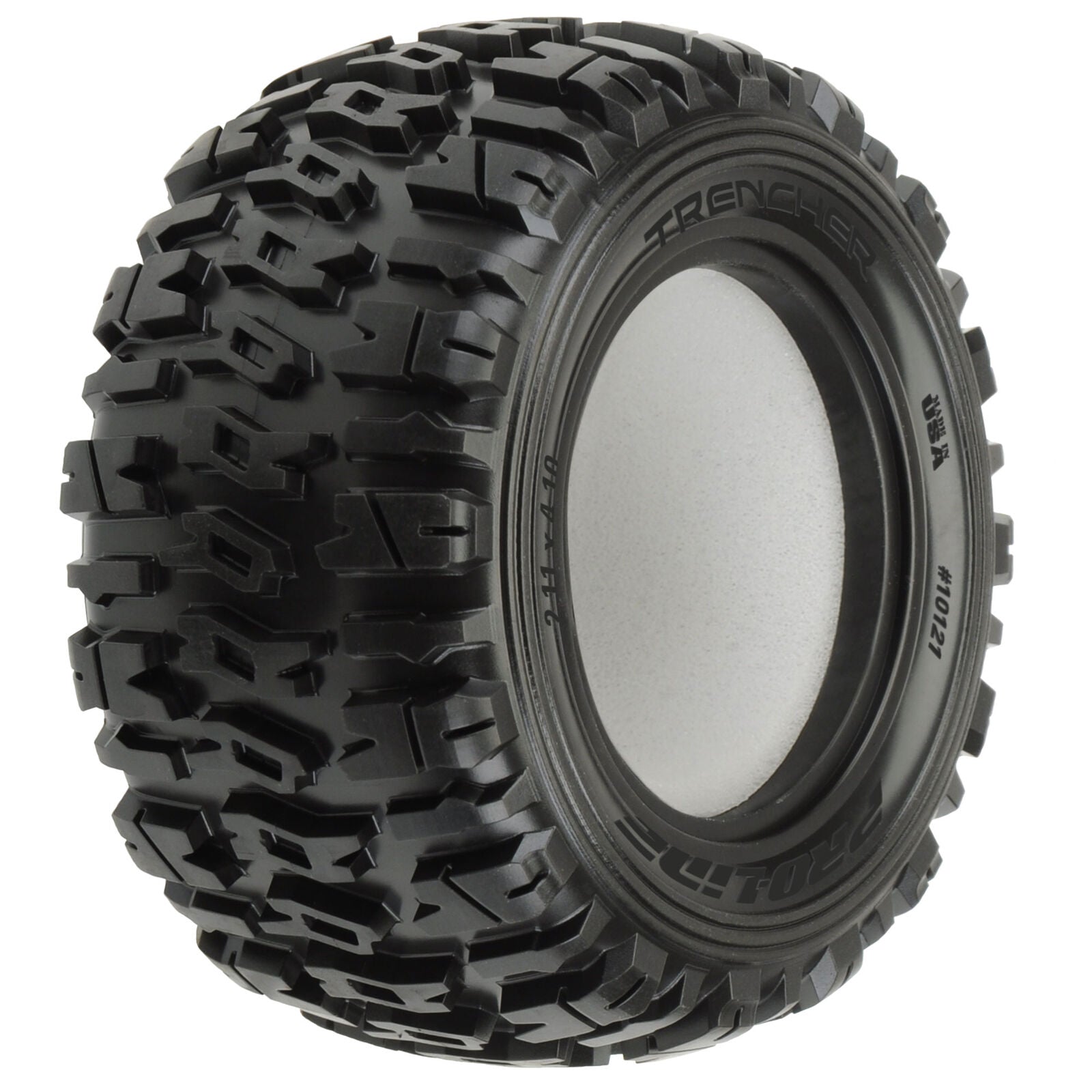 PRO10121-00 10121-00 Trencher T 1/10 F/R 2.2" Stadium Truck Tires (2)