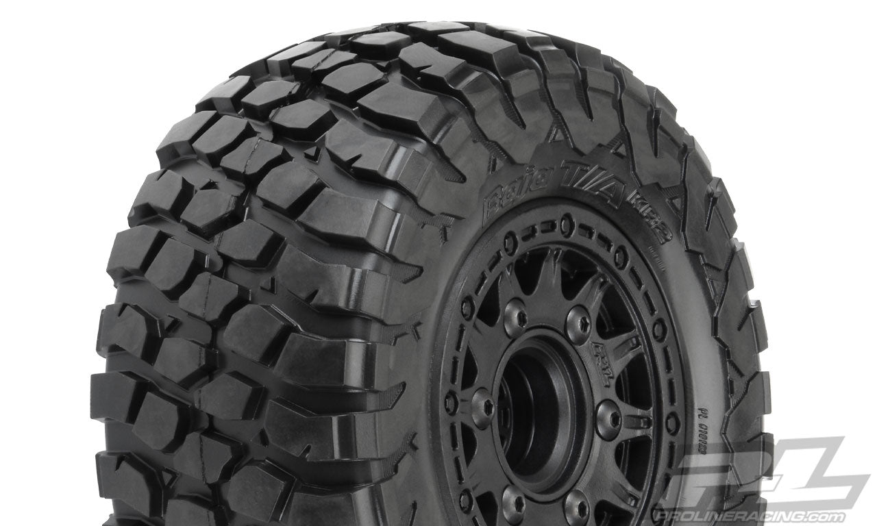 PRO10123-10 10123-10 Baja KR2 SC 2.2"/3.0" M2 Tires, Raid Black Wheels