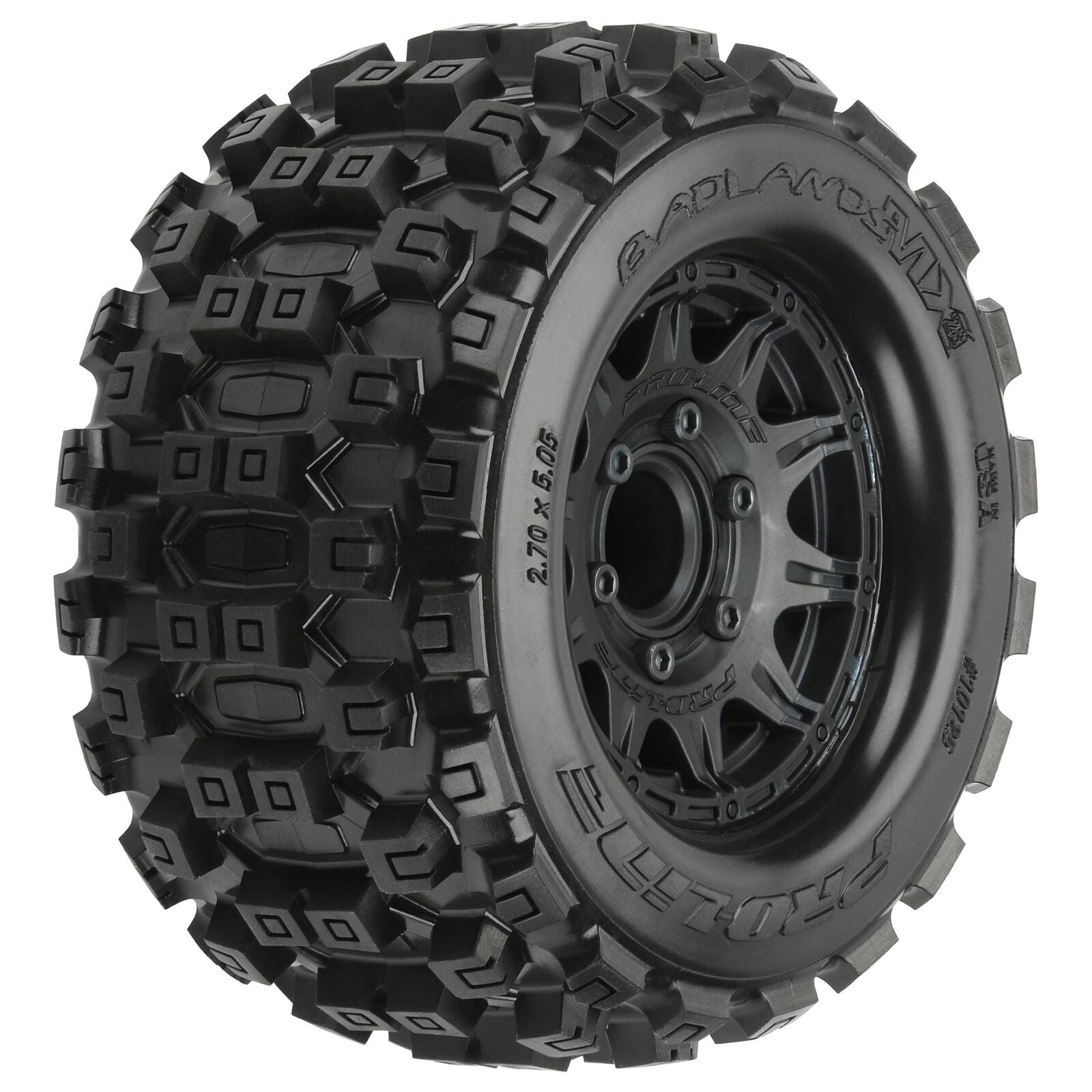PRO10125-10 10125-10 Badlands MX28 1/10 F/R 2.8" MTD Tires, Black (2)