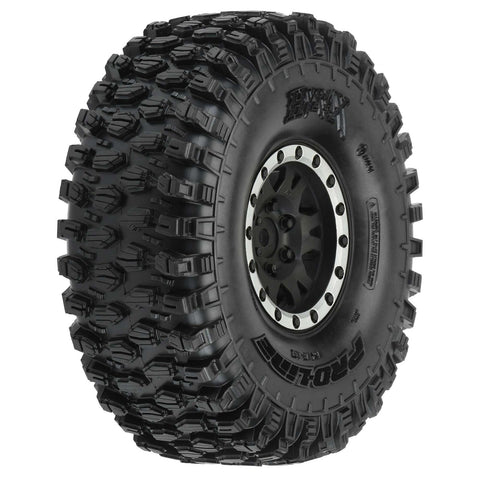 Pro-Line 10128-12 Hyrax Predator F/R 1.9" MTD Tires, Black/Silver (2)