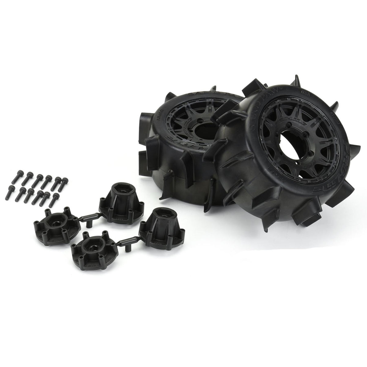 PRO10160-10 10160-10 Sand Paw LP 2.8" Tires, Raid Black 6x30 Wheels