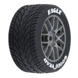 PRO1028310 PRO1028310 Goodyear Eagle Wet-Weather Tires, Gunmetal Wheels (4)