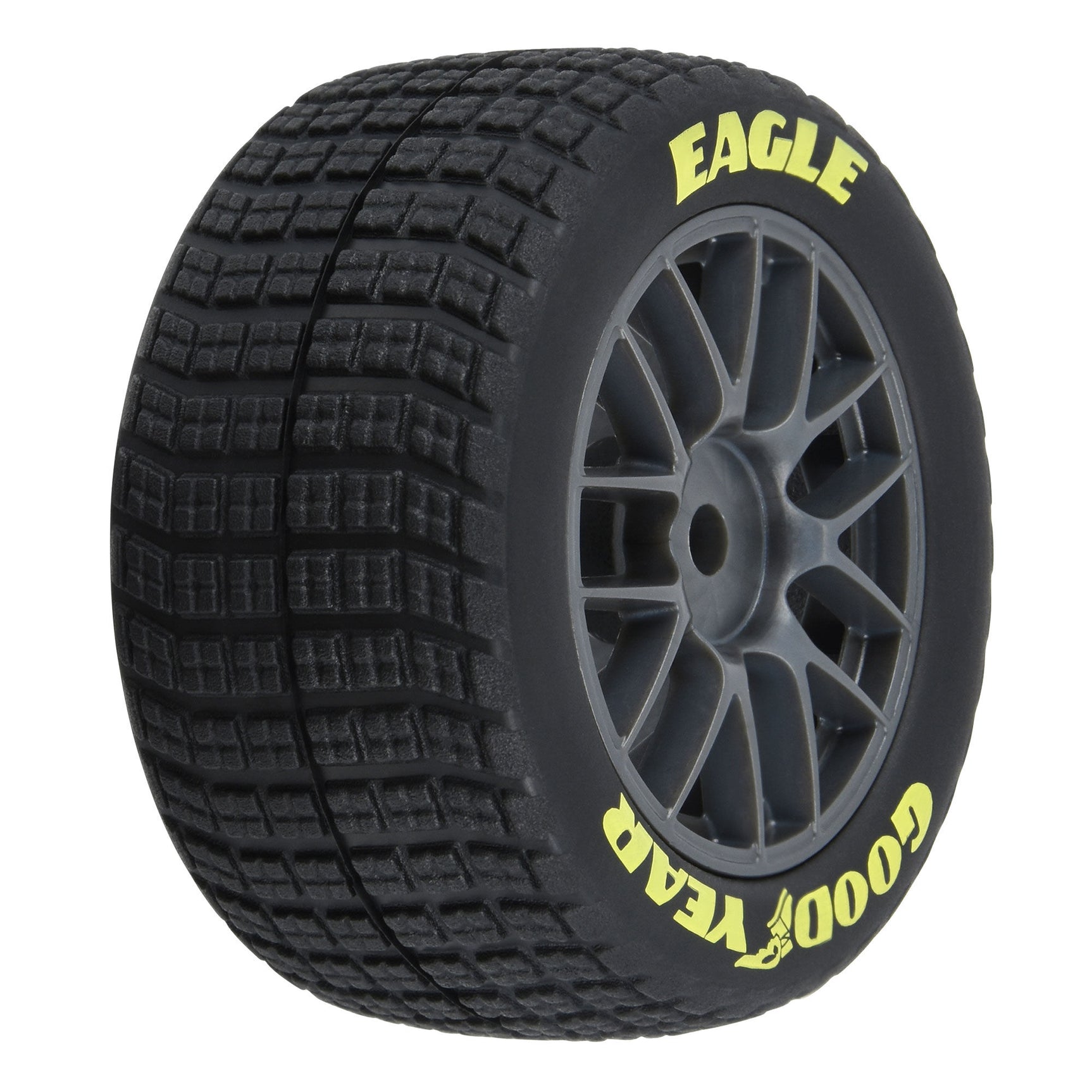 PRO10303-10 PRO10303-10 Losi NASCAR Goodyear Eagle Dirt Pre-Glued Tire, Gray (4)