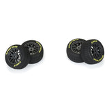 Losi NASCAR Goodyear Eagle Dirt Pre-Glued Tire, Gray (4)