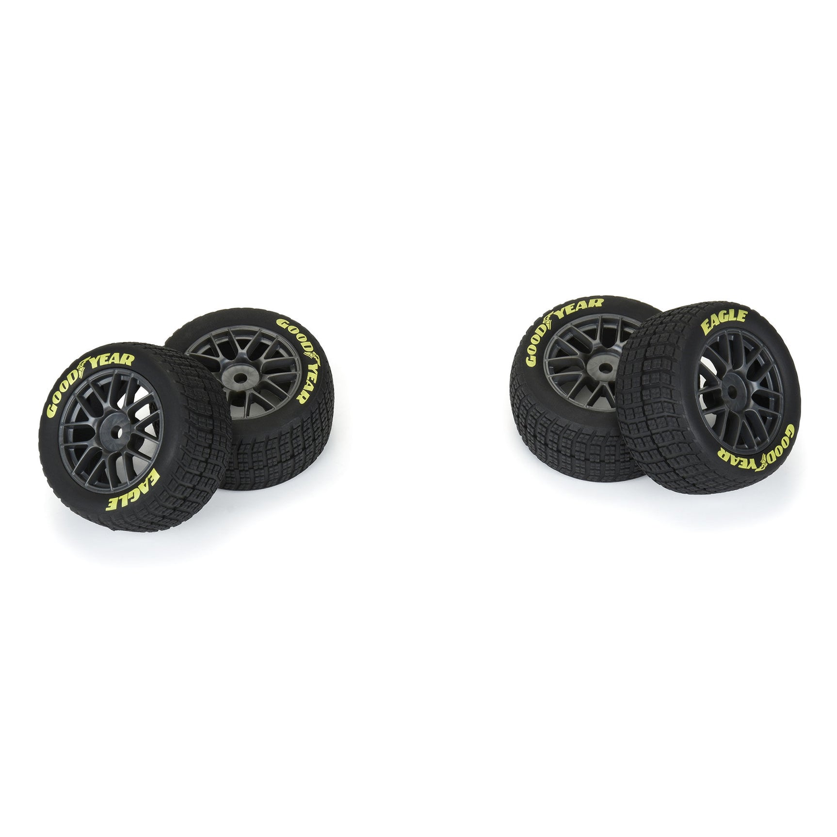 Losi NASCAR Goodyear Eagle Dirt Pre-Glued Tire, Gray (4)