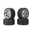 PRO1030810 PRO1030810 Avenger Street Pre-Glued Tires for Losi NASCAR, Gray (4)
