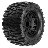PRO1170-10 1170-10 Trencher 1/10 F/R 2.8" MT Mounted Tires, Black (2)